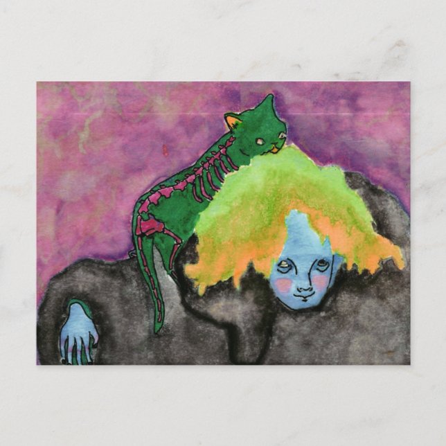 Cartão Postal Aberto Preto 3 (Frente)