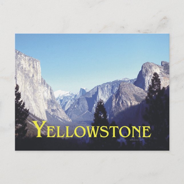 Cartão Postal ABH Yellowstone (Frente)