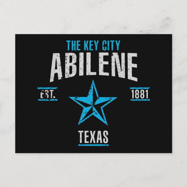 Cartão Postal Abilene (Frente)