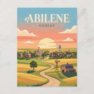 Cartão Postal Abilene Kansas