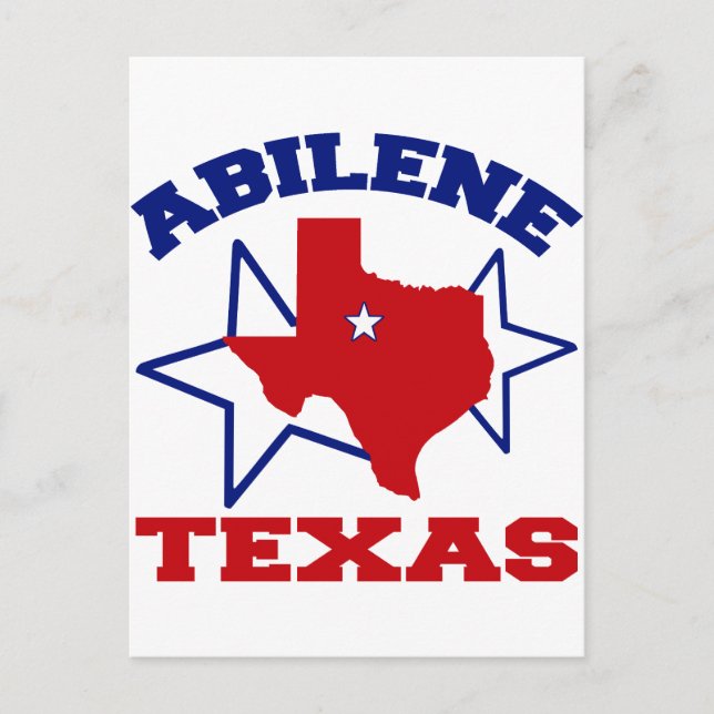 Cartão Postal Abilene, Texas (Frente)