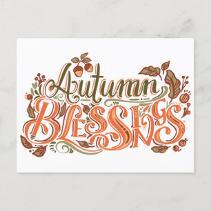 CARTÃO POSTAL ABISÕES DO OUTONO