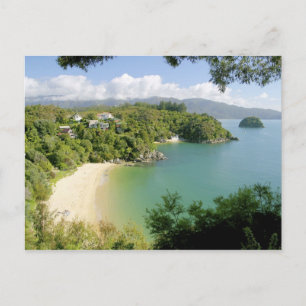 Cartão Postal Able Tasman NP, Nelson, New Zealand. The many