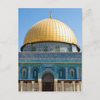 Cartão Postal Abóbada da rocha Jerusalem