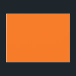 Cartão Postal abóbora colorida<br><div class="desc">abóbora colorida FF7518</div>