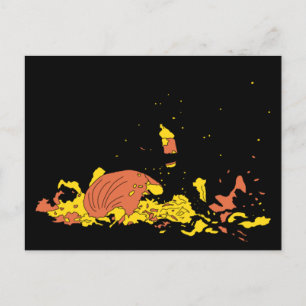 Cartão Postal Abóbora Esmagada