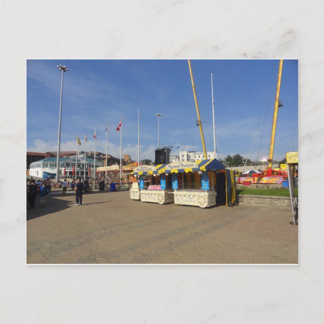 Cartão Postal Abordagem de Cais de Bournemouth (Frente)