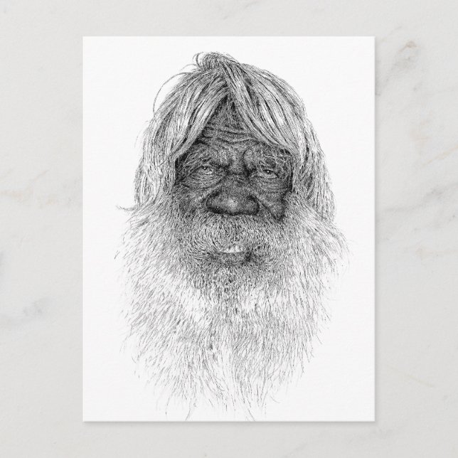 Cartão Postal Aborígene de Austrália (Frente)