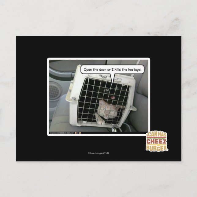 Cartão Postal Abra a porta (Frente)