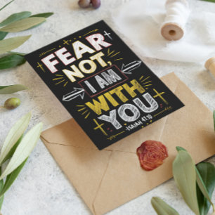 Cartão Postal Abra Coragem, Estou ao Seu Lado