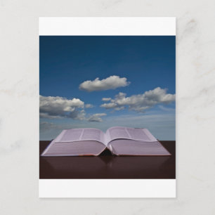 Cartão Postal abra o livro