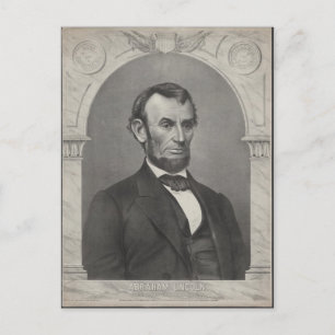 Cartão Postal Abraão Lincoln