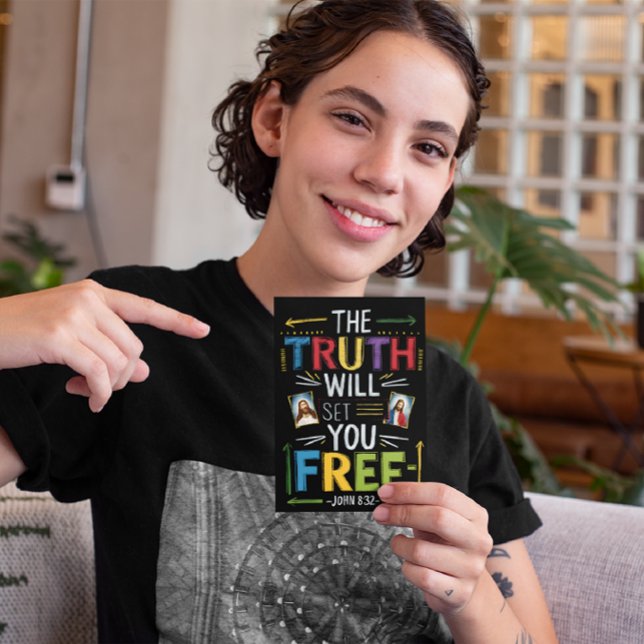 Cartão Postal Abraçar a Libertação: A Verdade Desvendada (Criador carregado)