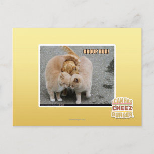 Cartão Postal abraço de grupo