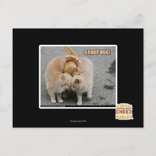 Cartão Postal abraço de grupo