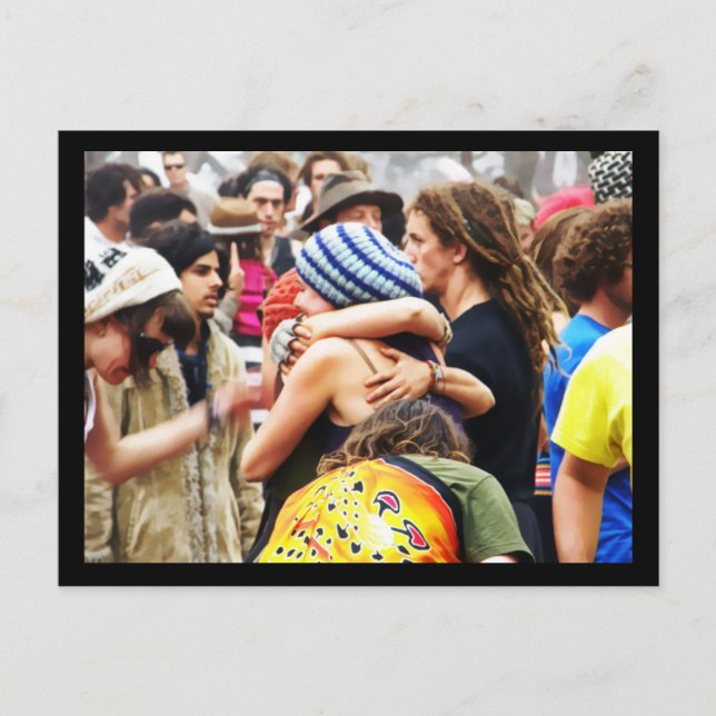 Cartão Postal Abraços no Danúbio (Frente)