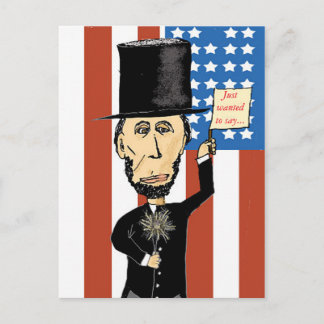 Cartão postal Abraham Lincoln
