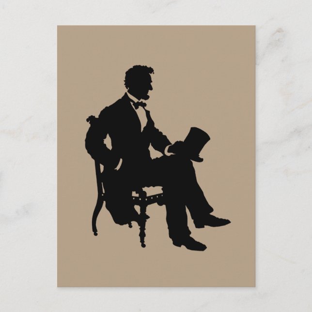 Cartão Postal Abraham Lincoln (Frente)