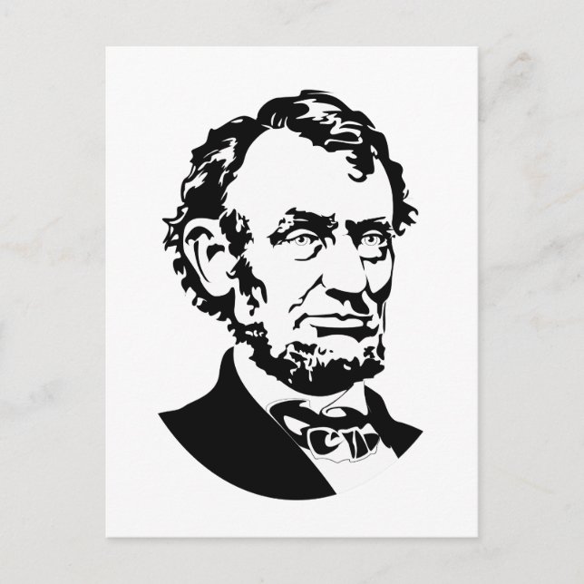 Cartão Postal Abraham Lincoln (Frente)
