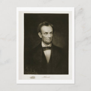 Cartão Postal Abraham Lincoln, 16.º Presidente dos Estados Unido