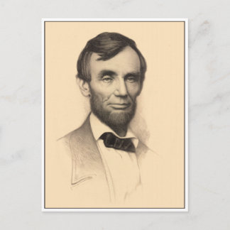 Cartão Postal Abraham Lincoln Portrait