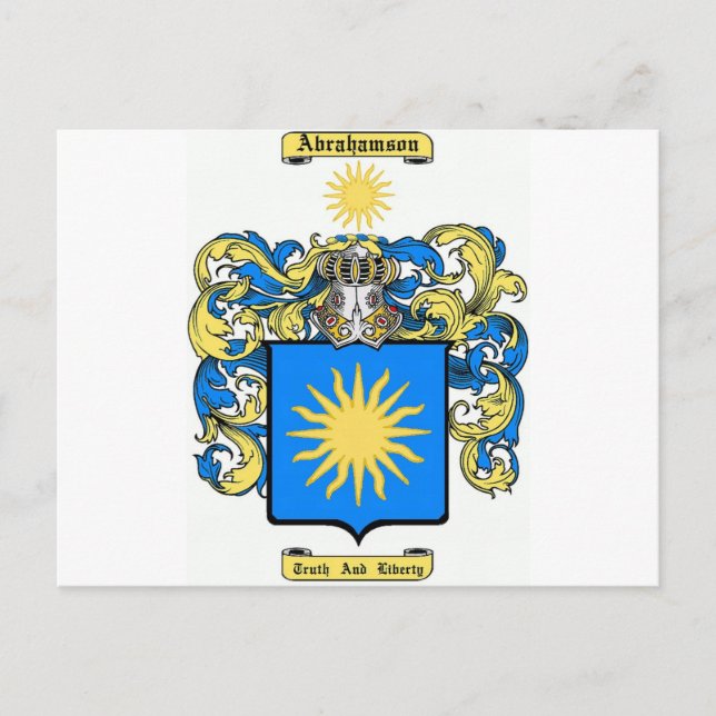 Cartão Postal Abrahamson (Frente)