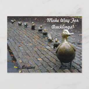Cartão Postal Abram Caminho Para Os Ducklings!