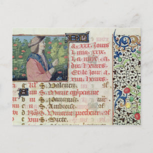 Cartão Postal Abril: Flores de Separação