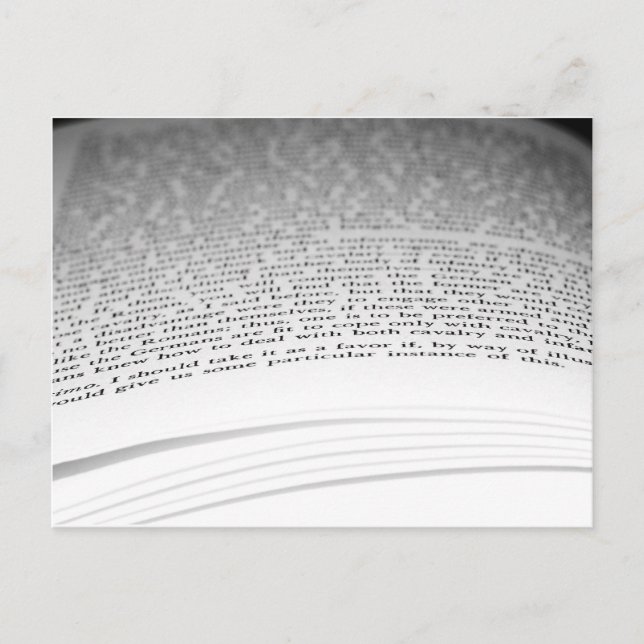 Cartão Postal Abrir Livro (Frente)