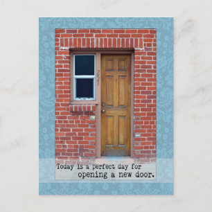 Cartão Postal Abrir um Cartão-postal de fotografia de porta nov
