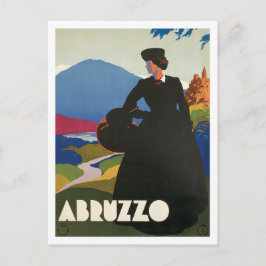 Cartão Postal Abruzzo Itália Vintage