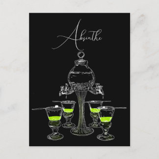Cartão Postal Absinho Ilustrado Conjunto
