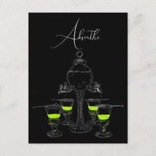 Cartão Postal Absinho Ilustrado Conjunto