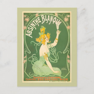 Cartão Postal Absinthe Blanqui Nover Fine Art