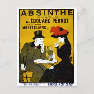 Cartão Postal ABSINTHE Faz O Coração Crescer Fonder