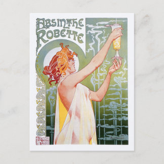 Cartão Postal Absinthe Robette
