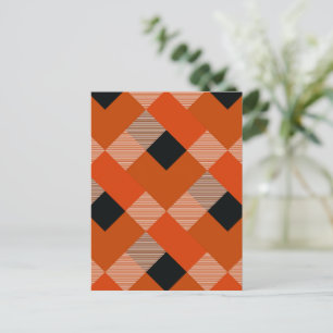 Cartão Postal Abstração Geométrica Quadrada 12