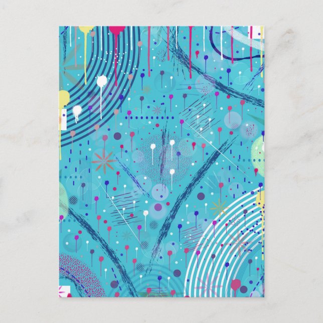 Cartão Postal Abstract Art: Sparklers in the Sky (Frente)