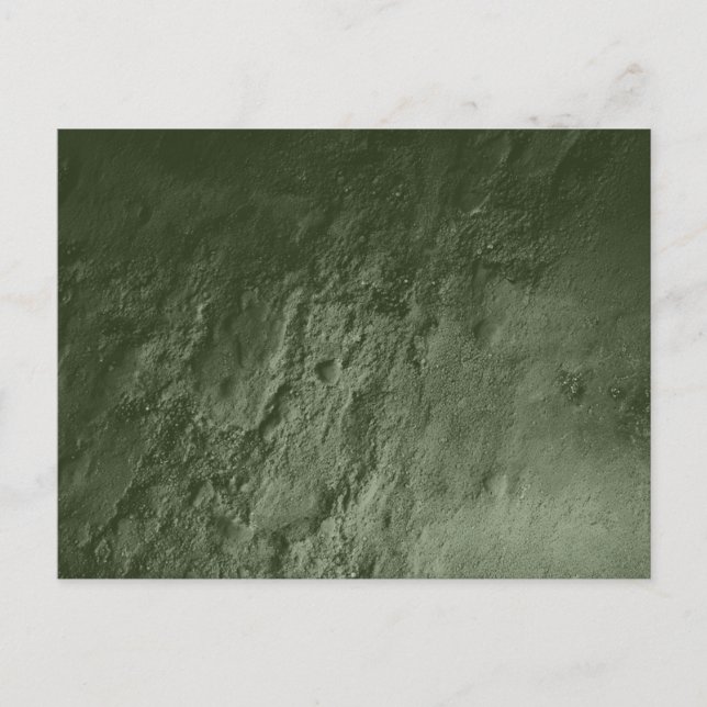 Cartão Postal Abstract Dark Green Grunge Wall Texture (Frente)