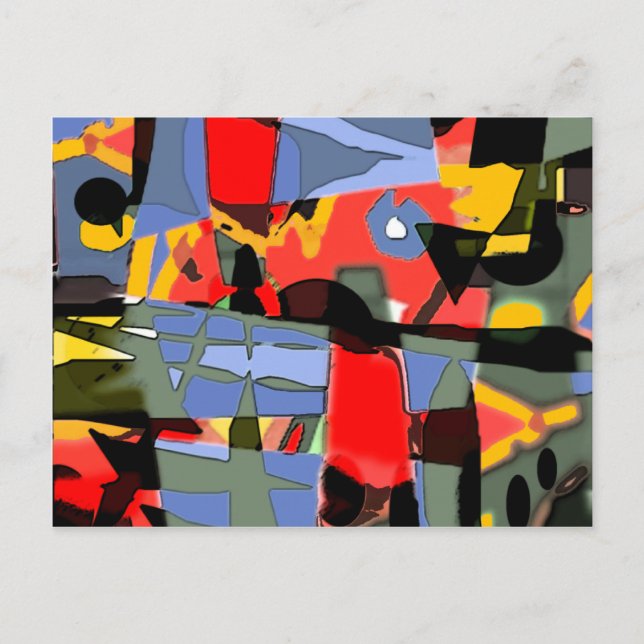 Cartão Postal Abstract design  By Albruno (Frente)