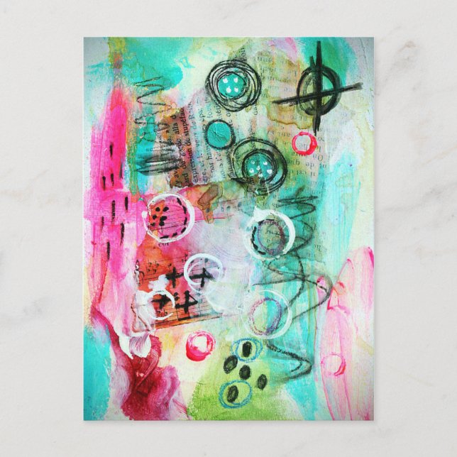 Cartão Postal Abstrait (Frente)