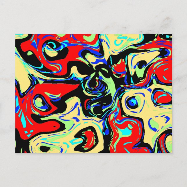 Cartão Postal Abstrato (Frente)