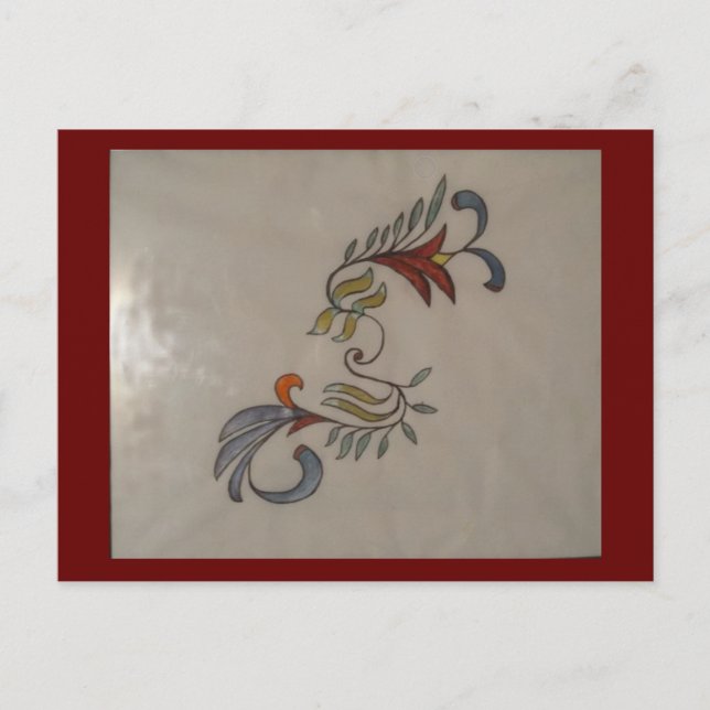 Cartão Postal abstrato, (Frente)