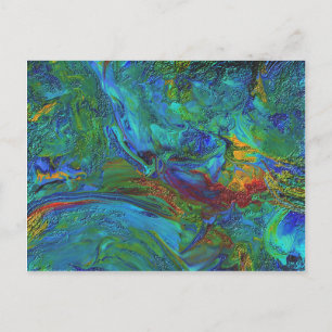 Cartão Postal Abstrato acrílico AA1