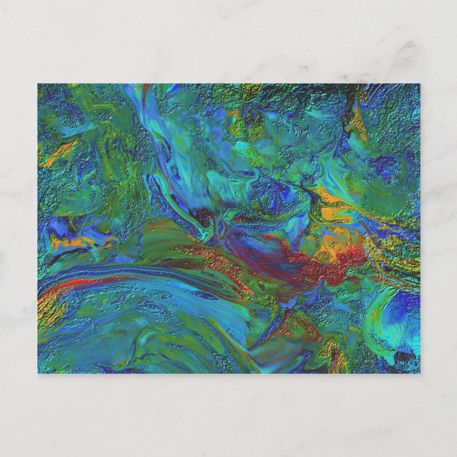 Cartão Postal Abstrato acrílico AA1 (Frente)