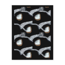 Cartão postal Abstrato africano