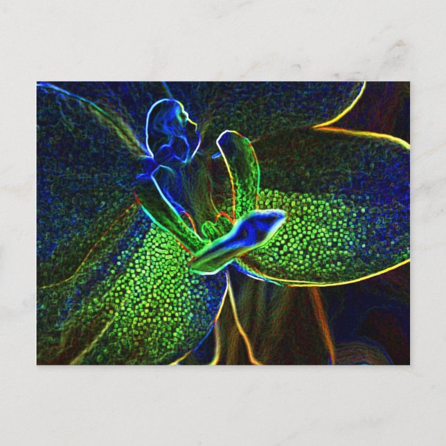 Cartão postal abstrato Anthura (Frente)