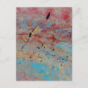 Cartão Postal Abstrato Art - Tempos de batalha