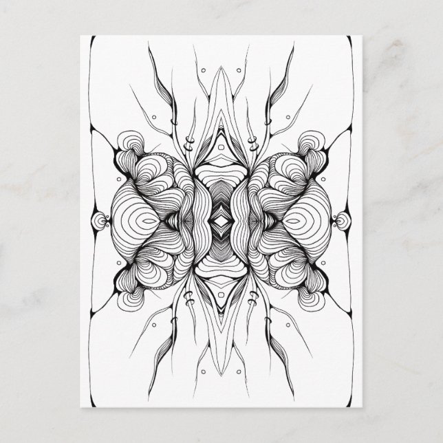 Cartão Postal Abstrato Art VIII (Frente)