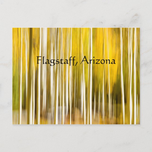 Cartão Postal Abstrato Aspen's Flagstaff Arizona (Frente)